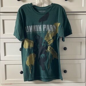 Linkin Park Hybrid Theory Graphic Band Tee Y2K Nu Metal Vintage Style Unisex